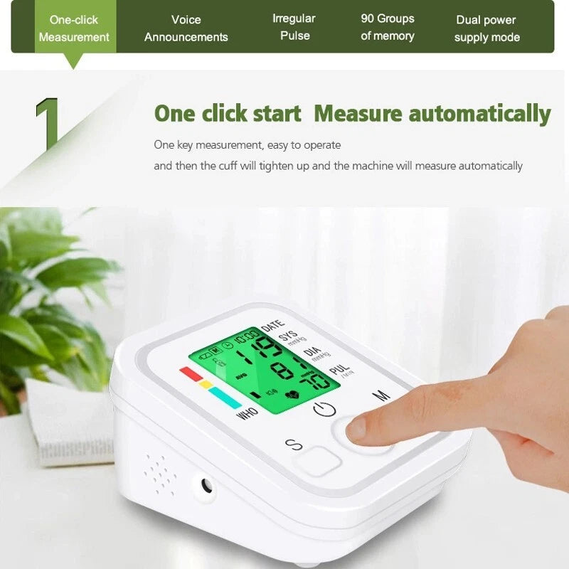 TENSIOMETRO DIGITAL DE BRAZO AUTOMÁTICO A PILAS