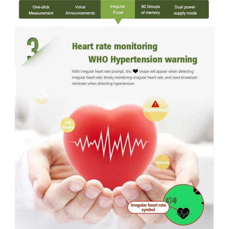 TENSIOMETRO DIGITAL DE BRAZO AUTOMÁTICO A PILAS